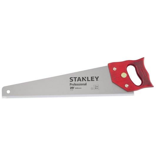 Stanley Wooden Handle Handsaw PROFESSIONAL HANDSAW 8PTS 20INCH front facing