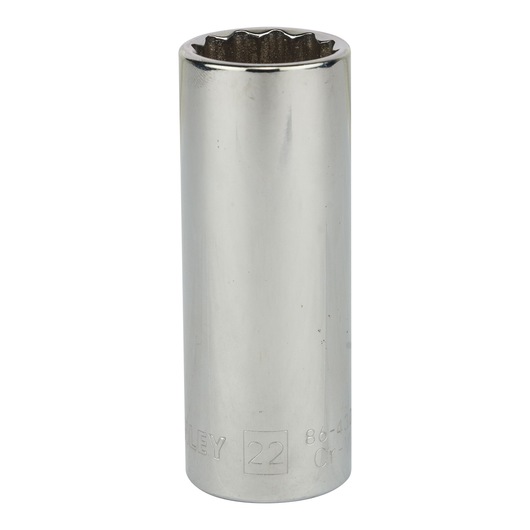 Dado/Cubo Largos Métrico 12 Pt. Enc. 1/2"- 22 mm
