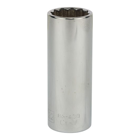 Dado/Cubo Largos Métrico 12 Pt. Enc. 1/2"- 22 mm