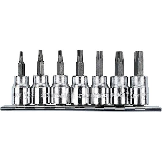Juego de Dados Punta Torx® Encastre 3/8 7 Piezas