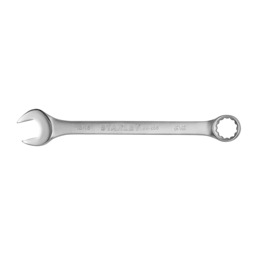 INDIVIDUAL COMBINATION WRENCH ON WHITE BACKGROUND HORIZONTAL VIEW
